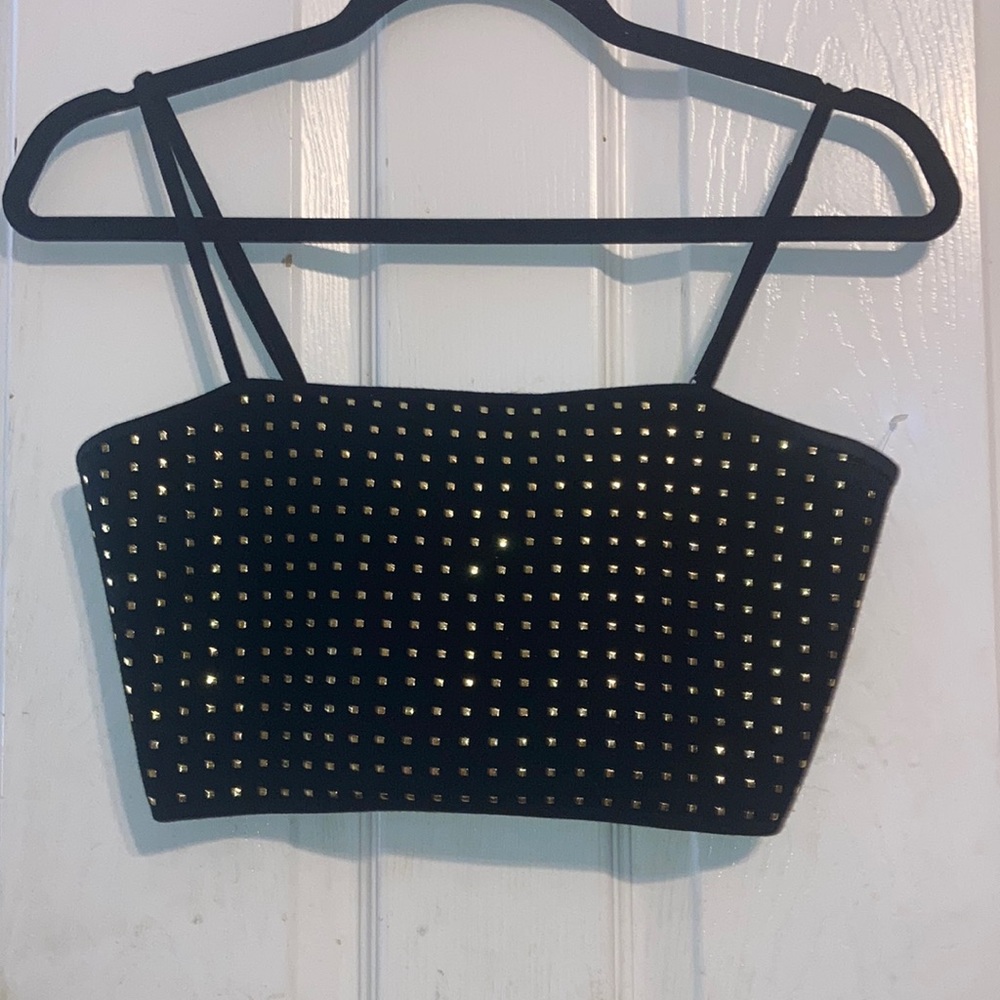 Studded crop top